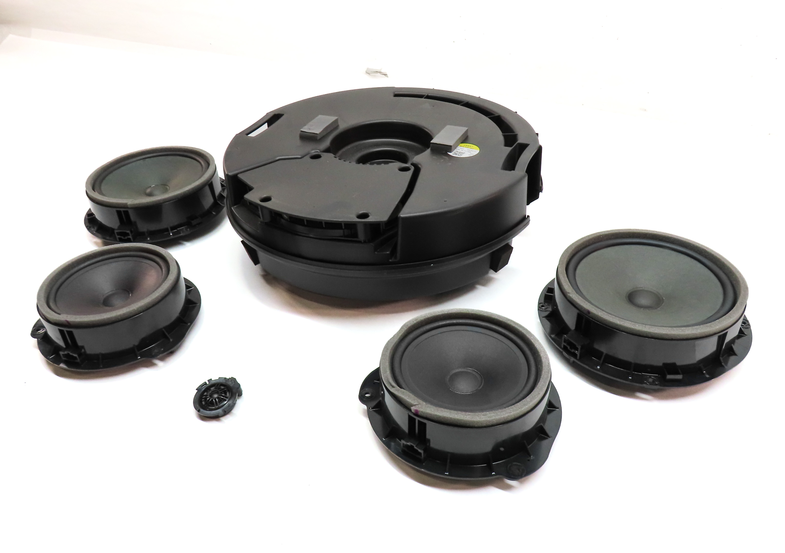 2019 AUDI Q5 (FY 80A) STEREO SOUND SYSTEM DOOR SPEAKER SUBWOOFER SET/6 — exact item pictured